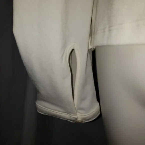 Banana Republic Long Sleeve Square Neck Dressy Ivory White Blouse Size XL NEW - Picture 3 of 9